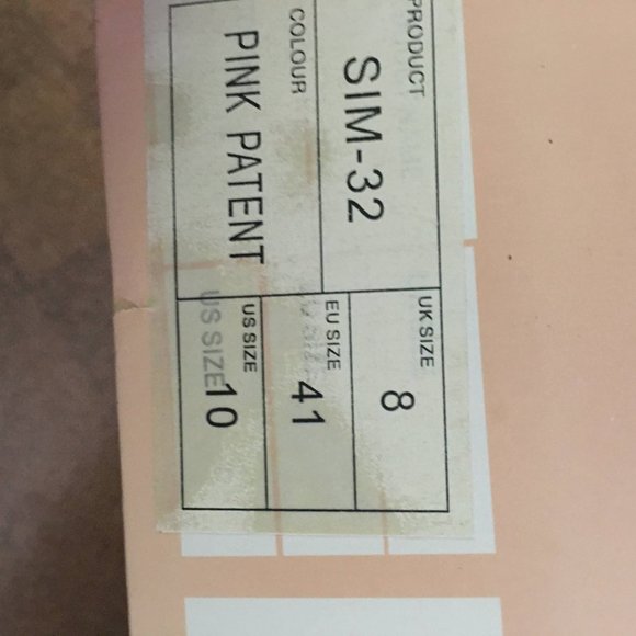 SIMMI Pink Perspex lace up heels size 10 - Picture 8 of 11